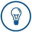 Step 1 - Lightbulb icon