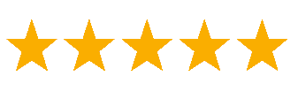 Golden stars from Google Reviews